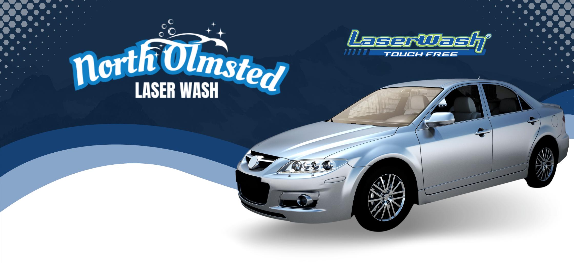 North Olmsted Laser Wash logo