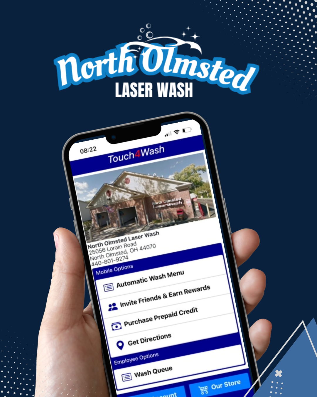 North Olmsted Laserwash Mobile App iOS and Android!